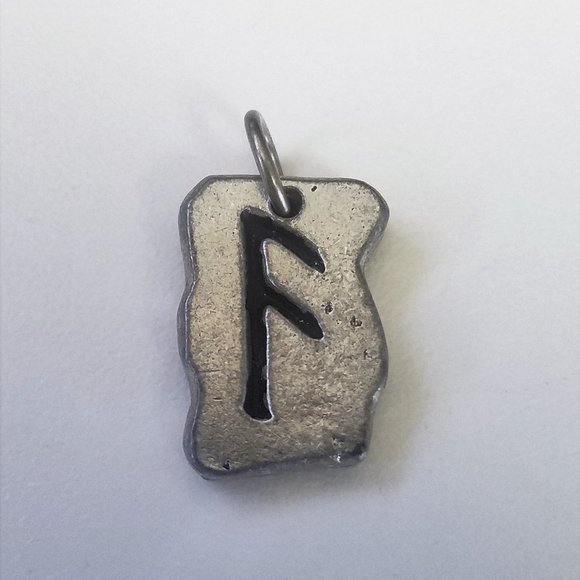 RUNE cosmic / As DOG TAG Pendant pewter - Picture 3 of 6